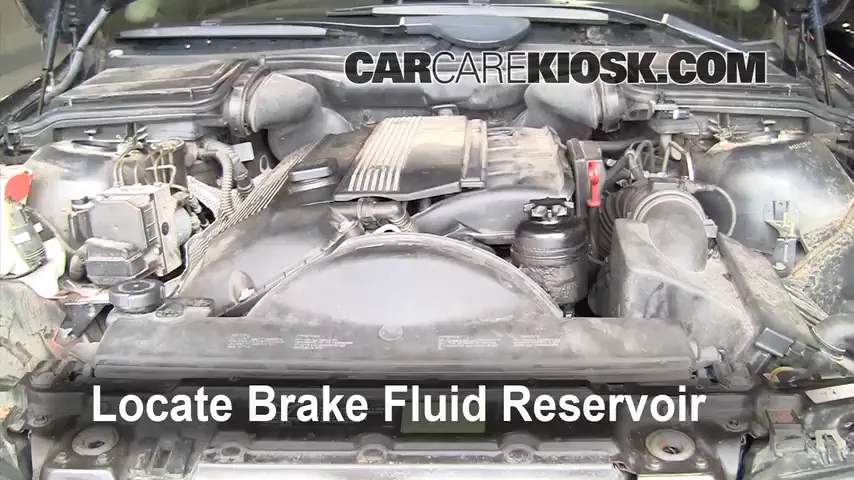 2002 BMW 530i 3.0L 6 Cyl. Brake Fluid Add Fluid